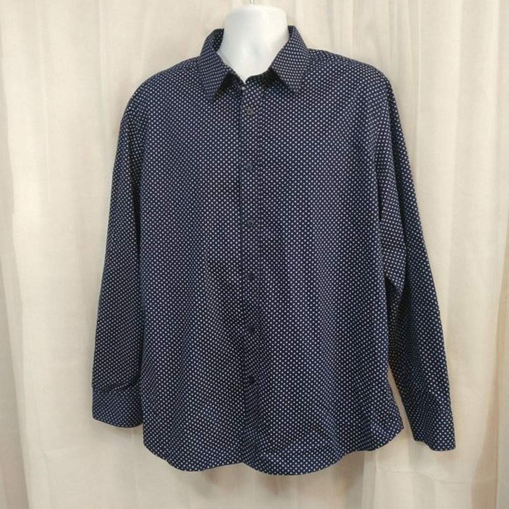 Lucky Brand Mens Shirt Slim Fit Button Up Size 17–17.5 34/35
